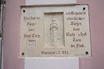 Niederösterreich 3D - Eggenburg - Tafel Stadtturm