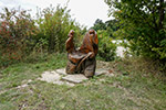Niederösterreich 3D - Gnadendorf - Sitzskulptur